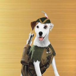 Dog Robin Hood